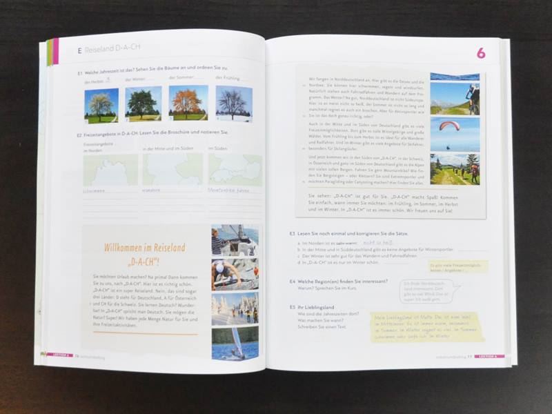 Weltドイツ語教室で使っているドイツ語教科書“Schritte international”一冊の写真